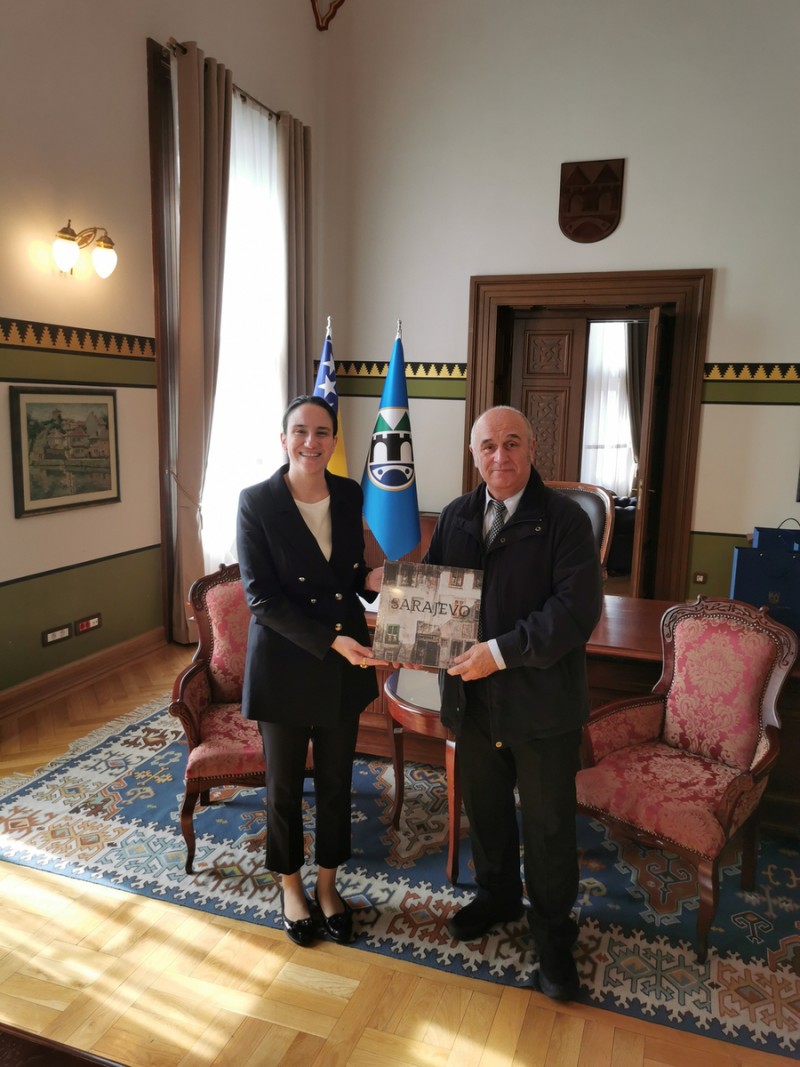 Delegacija Udruženja generala Bosne i Hercegovine u posjeti Gradonačelnici Sarajeva, Dr. Benjamini Karić1